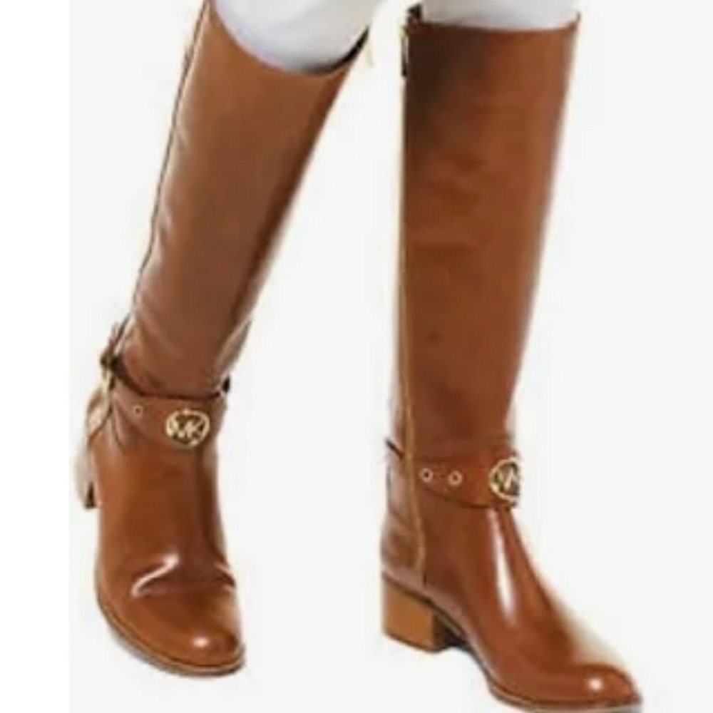 Michael Michael Kors Women's
 Heather Dk Carmel Tan 
Riding Boots